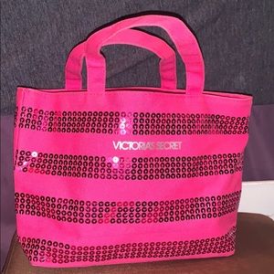 Small Victoria’s Secret sequin tote bag